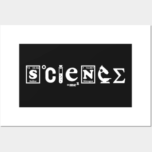 Scientific Symbols Science Posters and Art